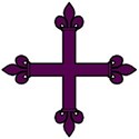 Flory cross purple