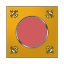Frame Sqhole gold chrome