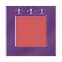 Frame square purple
