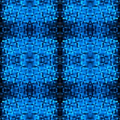 Checks Of Blue 2 By Designsdeborah Fabric