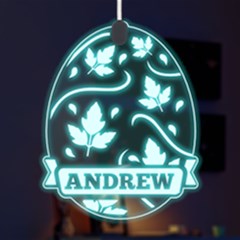 Personalized Name Easter Pattern 9 - LED Acrylic Ornament