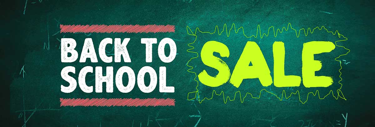 Back to School Sale Banner