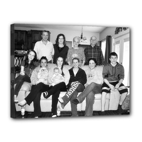 Family canvas - Canvas 16  x 12  (Stretched)