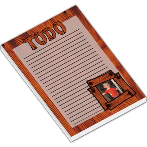 Wooden Large Memo Pad By Chere s Creations