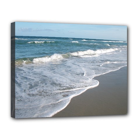 14x11 Beach 2 stretched canvas - Canvas 14  x 11  (Stretched)