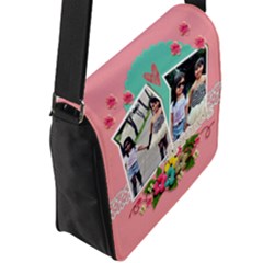 Flap Closure Messenger Bag (L) 