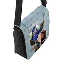 Flap Closure Messenger Bag (S) 