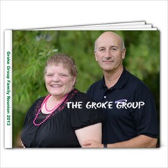 GROKE GROUP REUNION 2013B - 9x7 Photo Book (20 pages)