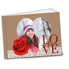 love - 7x5 Deluxe Photo Book (20 pages)