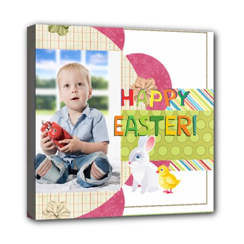 happy easter - Mini Canvas 8  x 8  (Stretched)