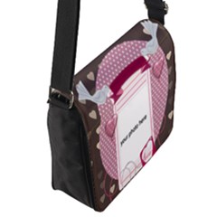 Flap Closure Messenger Bag (S) 