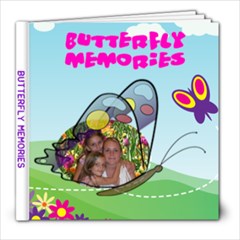 Butterfly Memories 8X8 album  - 8x8 Photo Book (20 pages)