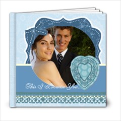 Wedding Blue Book - 6x6 Photo Book (20 pages)