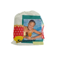 summer - Drawstring Pouch (Large)
