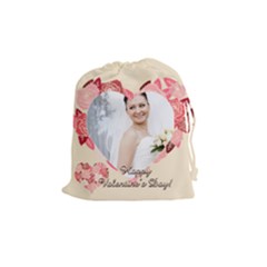 love - Drawstring Pouch (Medium)