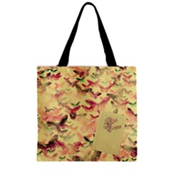 Zipper Grocery Tote Bag 