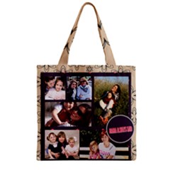 Zipper Grocery Tote Bag 