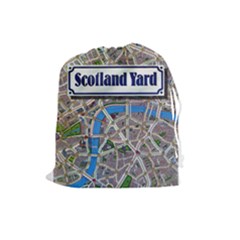 Scotland Yard Tile Drawing Bag LARGE - Drawstring Pouch (Large)