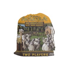 Agricola_All Creatures_L - Drawstring Pouch (Large)