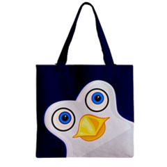 Zipper Grocery Tote Bag 