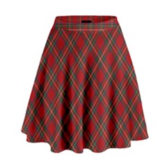 Royal Stewart Skirt - High Waist Skirt