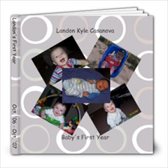Landon s First Year - 8x8 Photo Book (30 pages)