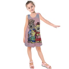 Bear family - Kids  Sleeveless Dress