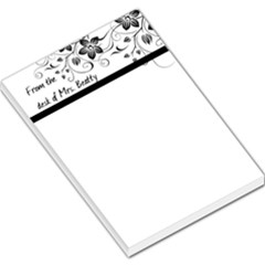 Mrs. Beatty Notepad - Large Memo Pads
