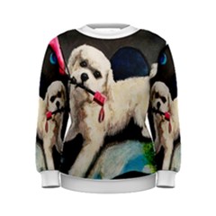 dog in the rain womens - Women s Sweatshirt