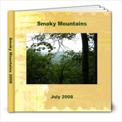 smoky mountain book - 8x8 Photo Book (20 pages)