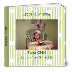 Isabella 1st Bday - 8x8 Photo Book (20 pages)