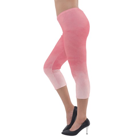 Lightweight Velour Capri Leggings  