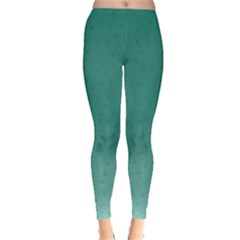 Teal Ombre Mythical Silkens Leggings - Everyday Leggings 