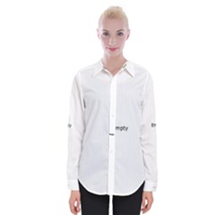 button up - Womens Long Sleeve Shirt