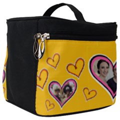 Orange Heart make up travel Bag - Make Up Travel Bag (Big)