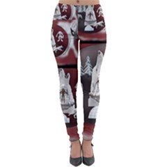 White Wolf - Lightweight Velour Leggings