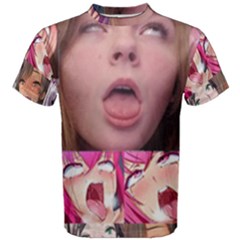 Ella Ahegao - Men s Cotton Tee