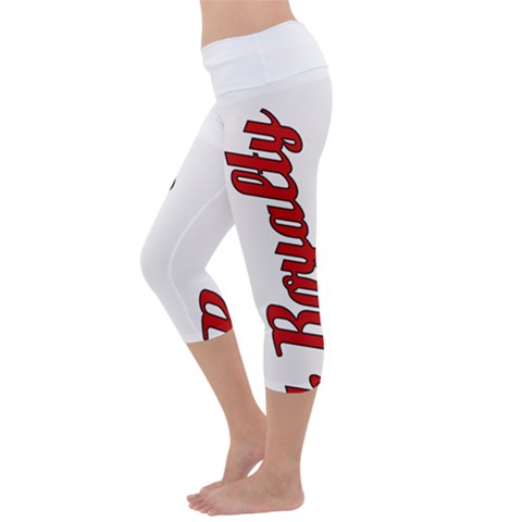 Capri Yoga Leggings Back