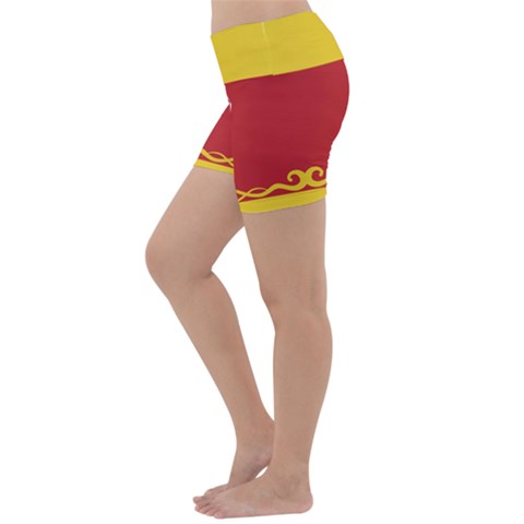 Lightweight Velour Yoga Shorts 