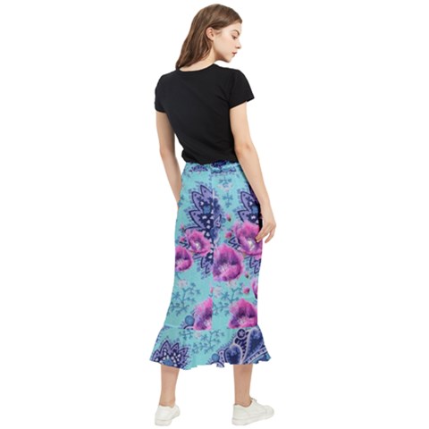 Maxi Fishtail Chiffon Skirt 