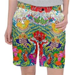 Cosmic Mermaid 2020 Pocket Shorts - Women s Pocket Shorts