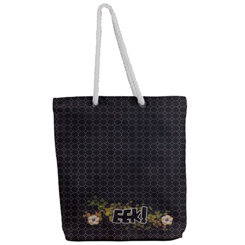 Full Print Rope Handle Tote (Large) 