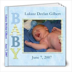 lukasz birth book - 8x8 Photo Book (20 pages)