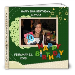 alys 10th - 8x8 Photo Book (20 pages)