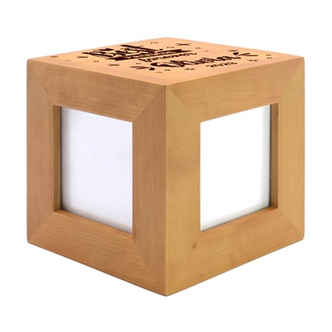 Wood Photo Frame Cube 