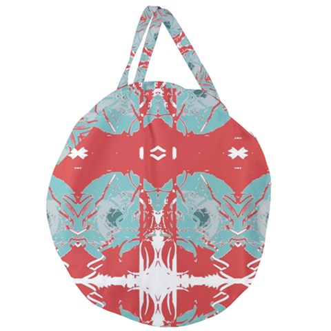 Giant Round Zipper Tote 