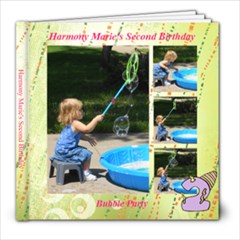 Harmony Marie s Second Birthday - 8x8 Photo Book (20 pages)