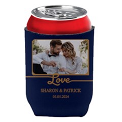 Personalized Wedding Photo Can Cooler