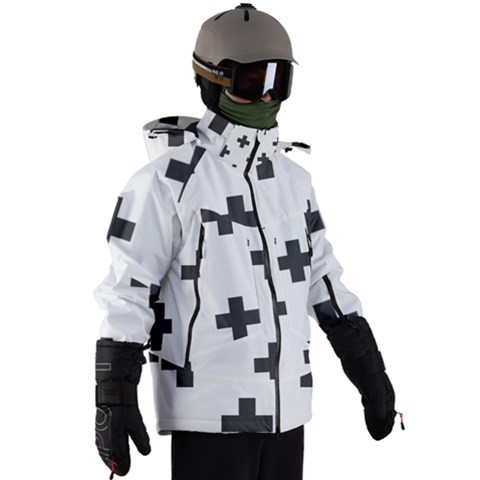 Men s Zip Ski and Snowboard Waterproof Breathable Jacket 