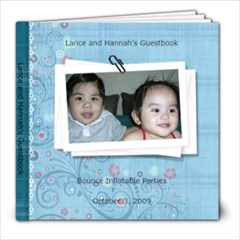 Lance and Hannah s Guest Book - 8x8 Photo Book (20 pages)